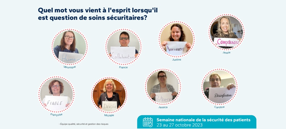 Semaine de la sécurité des patients au CHU du 21 au 25 novembre